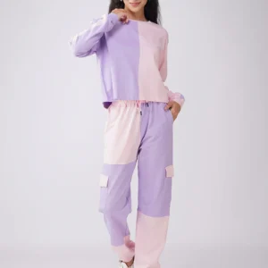 Women’s Lilac with Pastel Pink Coords