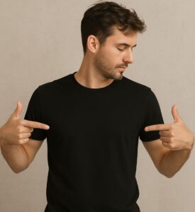 Plain Black T-Shirts