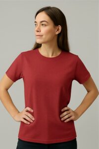Women Plain t-shirt -Red