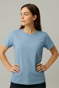 Women Plain t-shirt - Blue