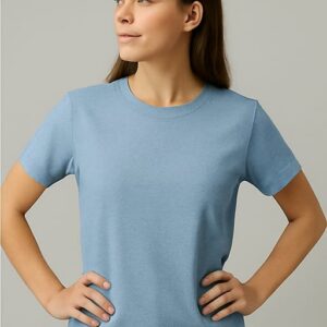 Women Plain t-shirt – Blue